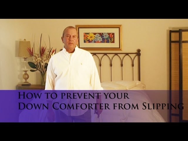 How to prevent your Down Comforter from slipping inside your Duvet Cover! (www.verolinens.com)