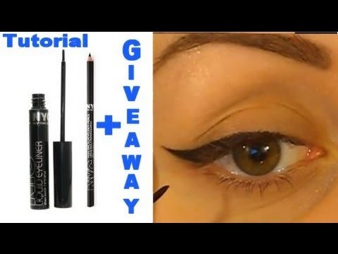 Perfect Your Winged Eyeliner (Beginners Guide.Fool Proof) + NYC Giveaway!