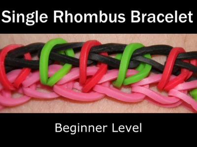 Rainbow Loom® Single Rhombus Bracelet