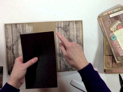 Vertical Paper Bag Mini Album Series Part 5 - Decorating the Cover