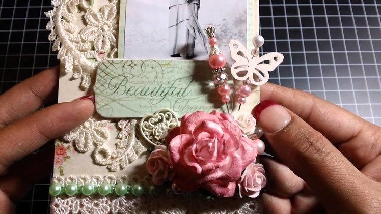 Women of Color Altered Tag Series ~Shabby Chic Tag~