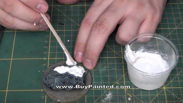 BuyPainted - How to make snow base for miniature? | Warhammer 40k