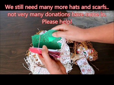 Donations hat and scarf drive update