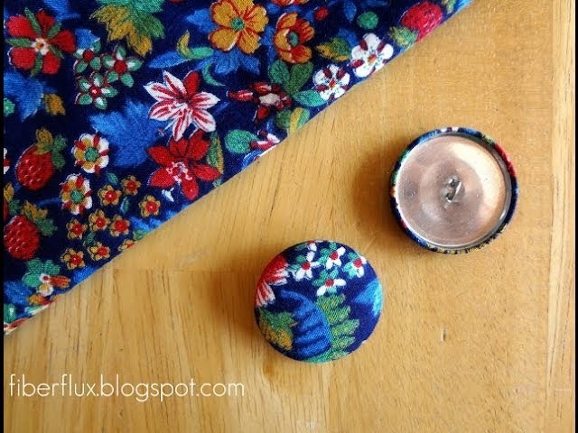 Episode 60: How to Make Fabric Covered Buttons