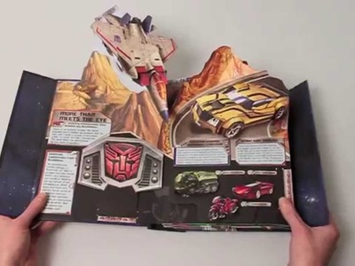 (HD) Impressive Transformers Pop up book by Matthew Reinhart