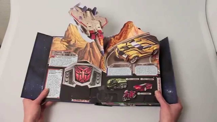 (HD) Impressive Transformers Pop up book by Matthew Reinhart