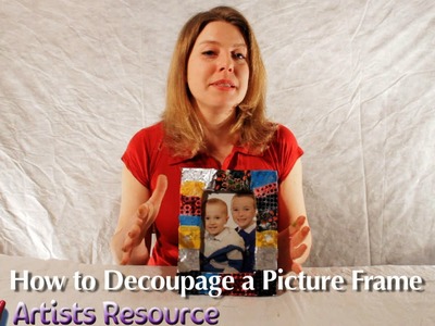 How to Decoupage a Picture Frame