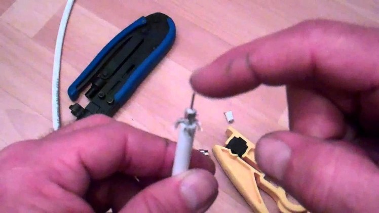 How to make a coax cable
