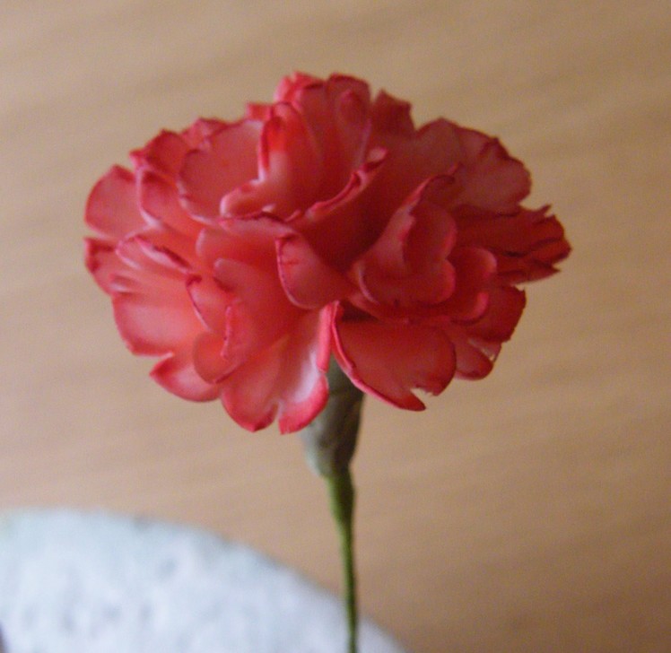 How to make a Gumpaste Flowerpaste Carnation (New Version including Audio)