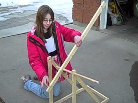 How to make a Trebuchet (catapult)