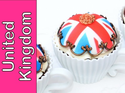 How to make a United Kingdom cupcakes - Tribute to the UK