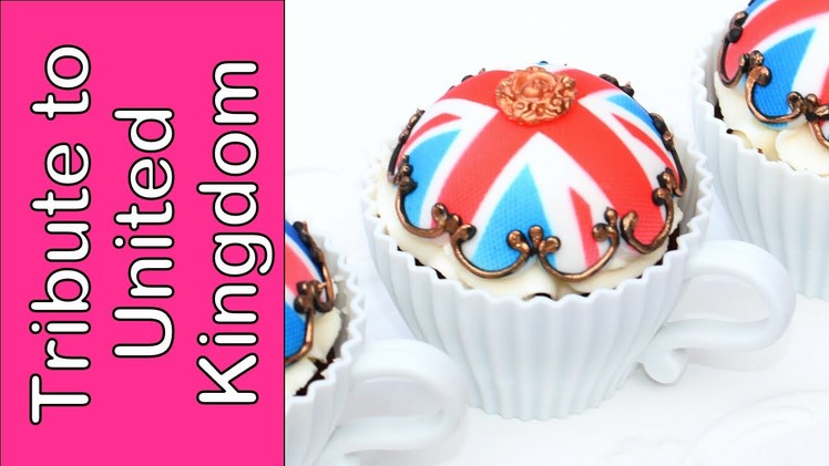 How to make a United Kingdom cupcakes - Tribute to the UK