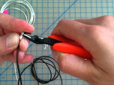 How to Make a Wire Wrapped Leather End by Judit