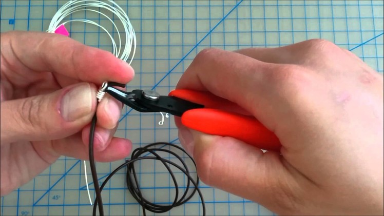 How to Make a Wire Wrapped Leather End by Judit