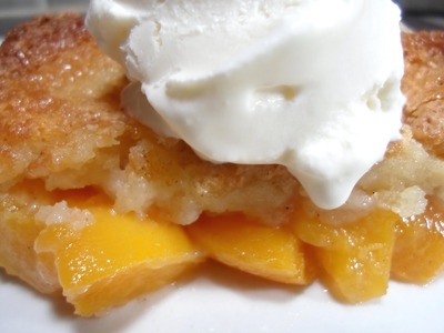 How to make Peach Cobbler - Easy Cooking!