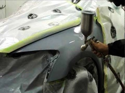 How to Paint a New Fender & Blend Color - Dodge Caliber