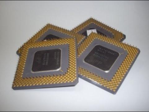 How to recover Gold from Scrap Ceramic CPU - Part 1