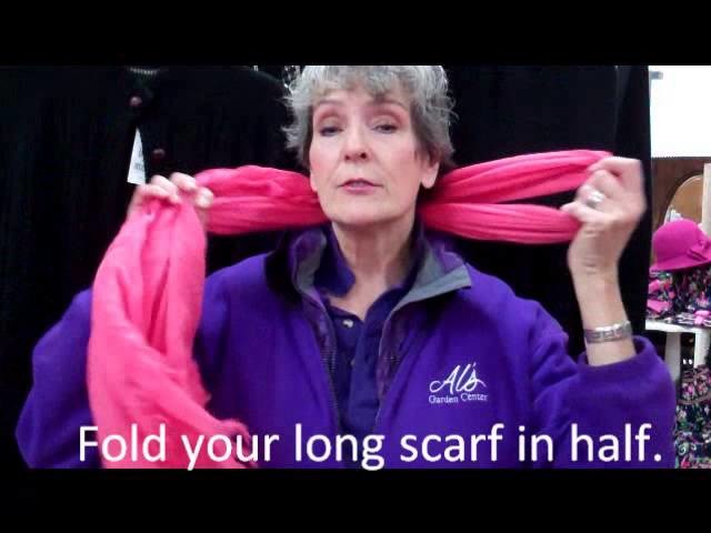 How to tie a scarf in a "Pretzel Tie"
