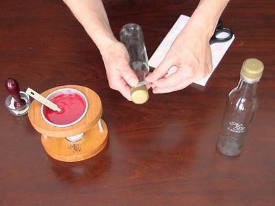 How to wax seal bottles