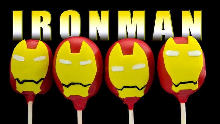Iron Man Cake Pops - How to Make by Cookies Cupcakes and Cardio