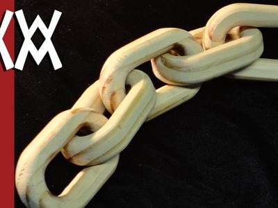Make a wood chain using a router