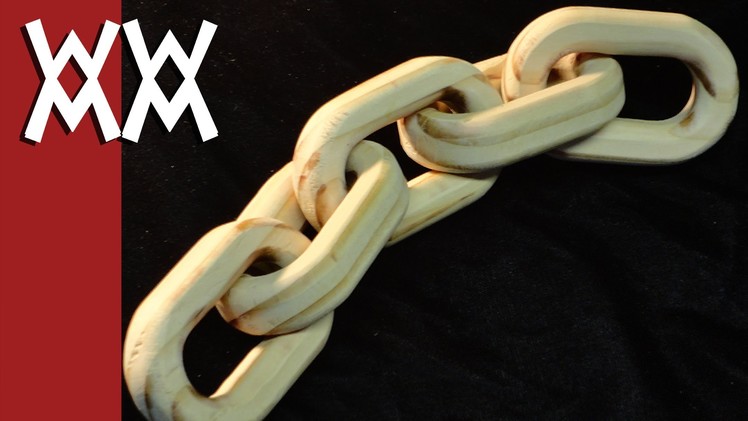 Make a wood chain using a router
