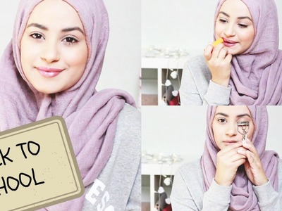Natural Make up Tutorial ♡ Back To School! | Hijab Hills