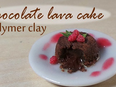 Polymer Clay Tutorial; Miniature Chocolate Lava Cake