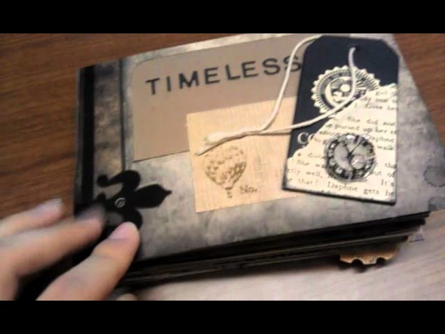 Travel Album Envelope Mini + Vintage.steampunk paper bag mini