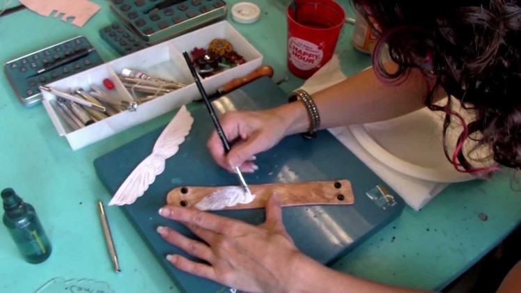 Watch Camille Create a Hand-Tooled Leather Cuff!  by Brave Girls Club