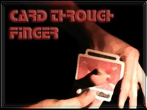Card through Thumb Tutorial. Penetracion de carta secreto