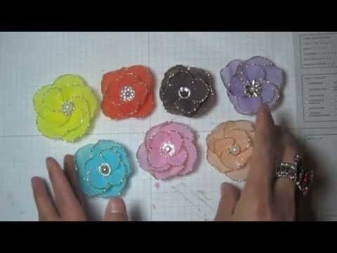 Crepe paper flower tutorial