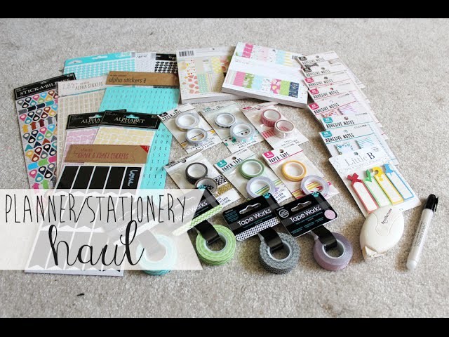 ✏ Cute Planner. Stationery Supplies Haul