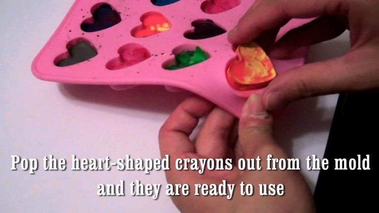 Easy way to recycle old crayons and make them COOL