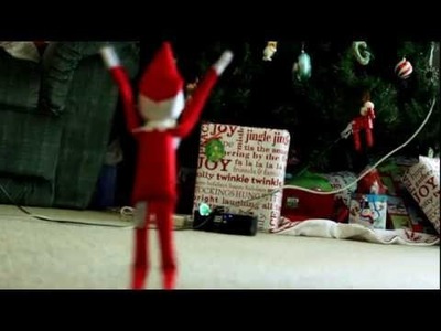 Elf On A Shelf Caught On Tape!