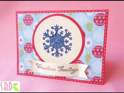 Glitter Christmas Card - ENG Series