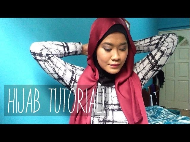 Hijab Tutorial: Satin Shawl (Aurora Matte by Ayu Apparels) | Farah Amira