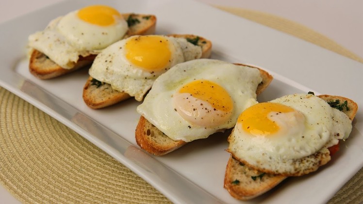 Homemade Breakfast Bruschetta Recipe - Laura Vitale - Laura in the Kitchen Episode 427
