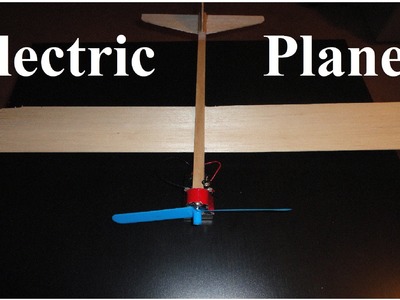 How to Build a Battery Powered Plane (Balsa Wood Airplane)
