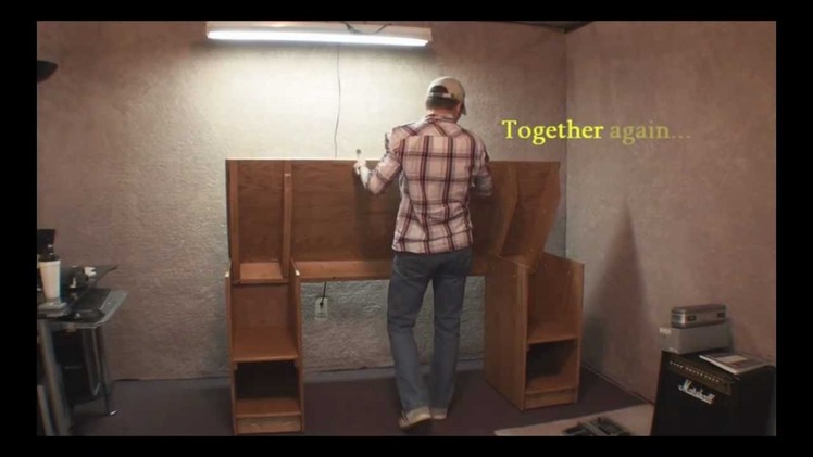How To Build A Home Recording Studio Desk - Step-by-step