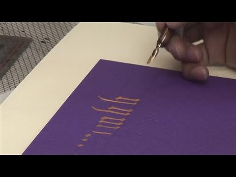 How To Learn A Calligraphic Script
