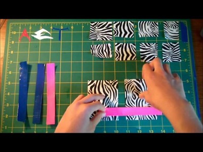 How to make a duct tape magic wallet.