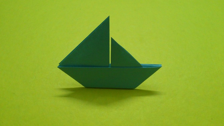How to Make a Paper Boat   Sail Boat 2D
