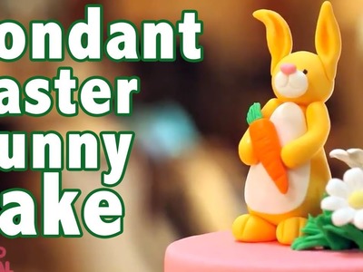 How to make a Rolled Fondant Easter Bunny Cake | Cake Tutorials