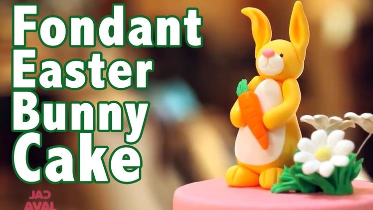 How to make a Rolled Fondant Easter Bunny Cake | Cake Tutorials