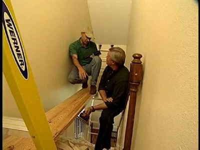 How to Make a Scaffold to Paint a Stairway