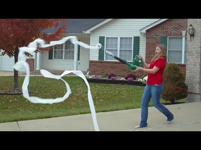 How To Make A Toilet Paper Gun
