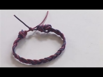 How To Make An Impressive String Bracelet