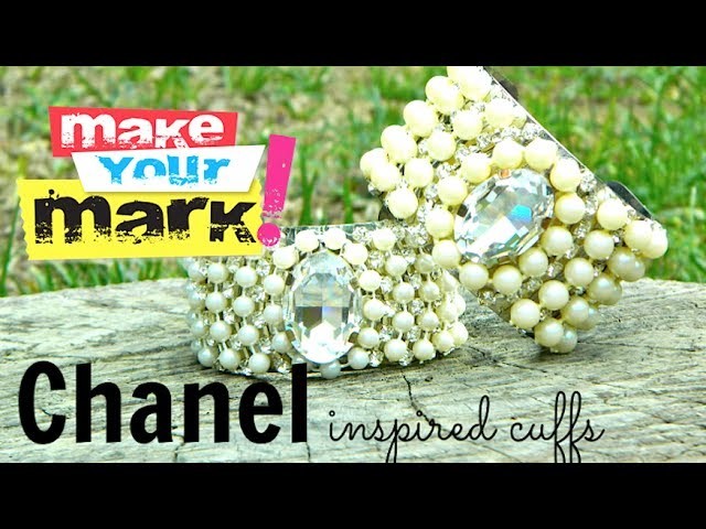 How to make Chanel Inspired Cuffs DIY