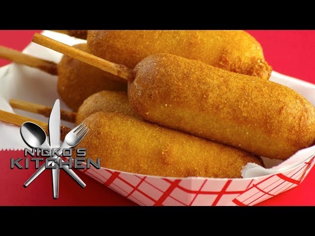 HOW TO MAKE CORN DOGS - VIDEO RECIPE